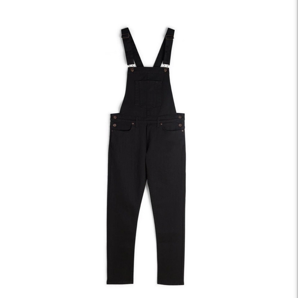 Naked & Famous Denim Women's Black Overalls